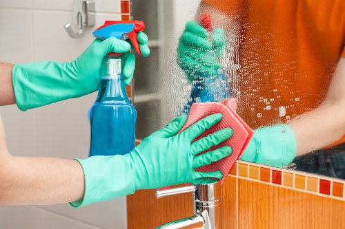 Safe customer payment confirmation for carpet cleaning