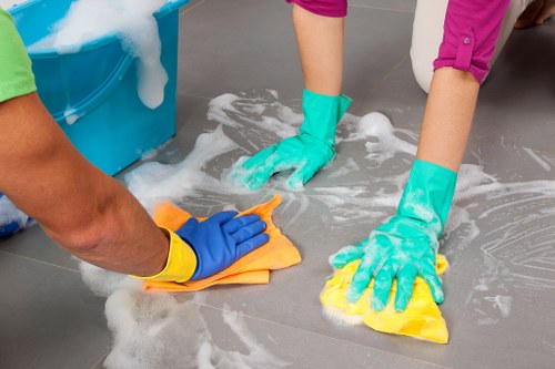 Deep mattress cleaning process removing dust and stains